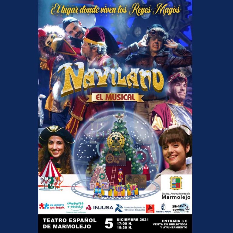“Naviland, el lugar donde viven los Reyes Magos, el musical” llega a Marmolejo el 5 de diciembre