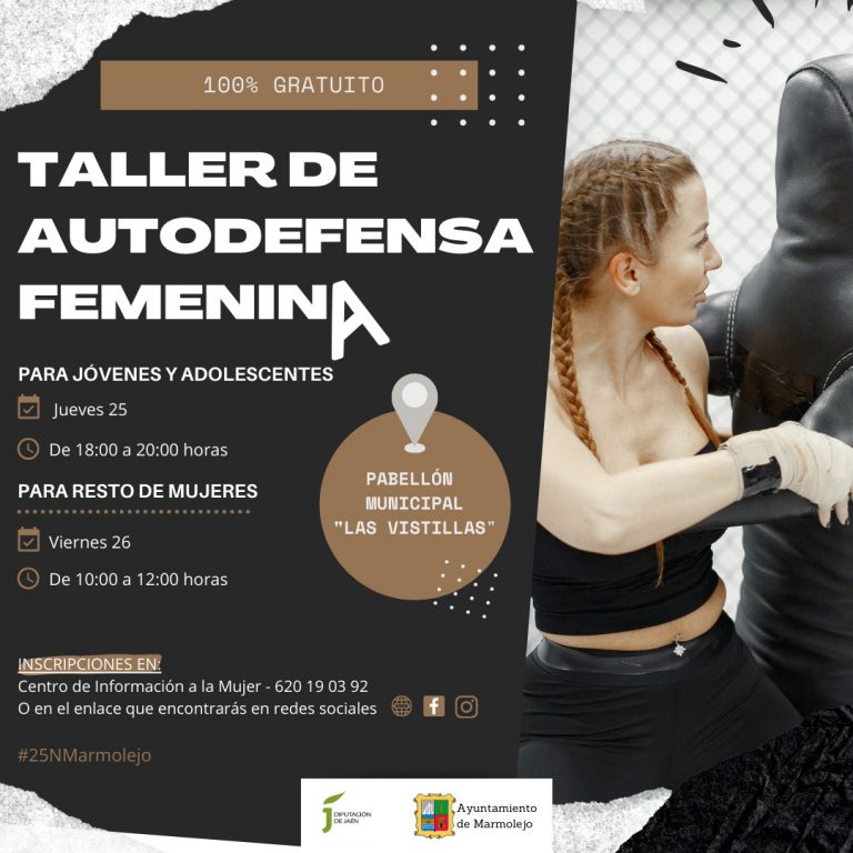 Abierto el plazo de inscripción para el taller de autodefensa femenina