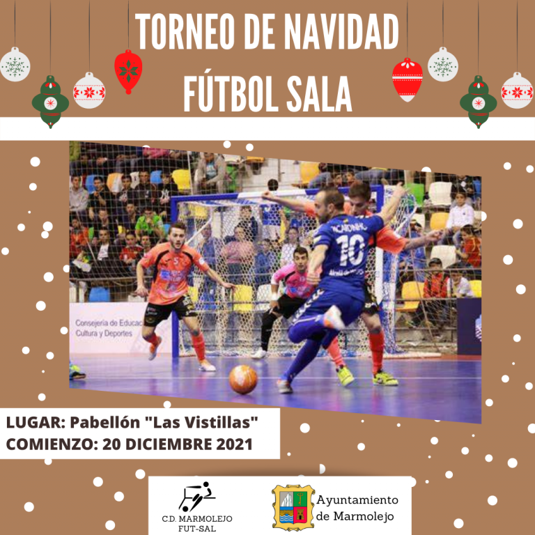 Abiertas las inscripciones para el Torneo de Navidad de fútbol sala