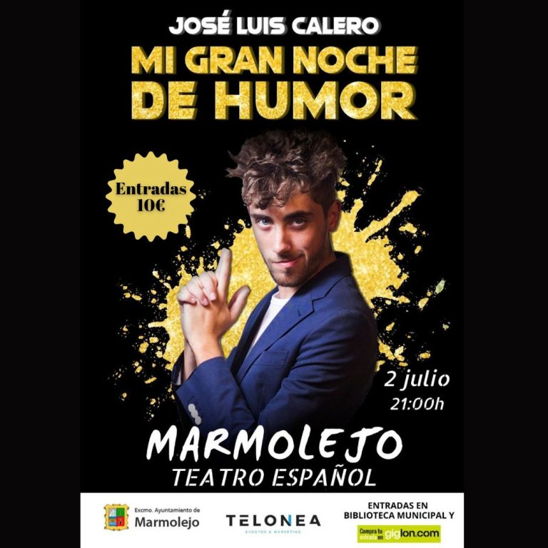 A la venta las entradas para el monólogo de José Luis Calero en Marmolejo