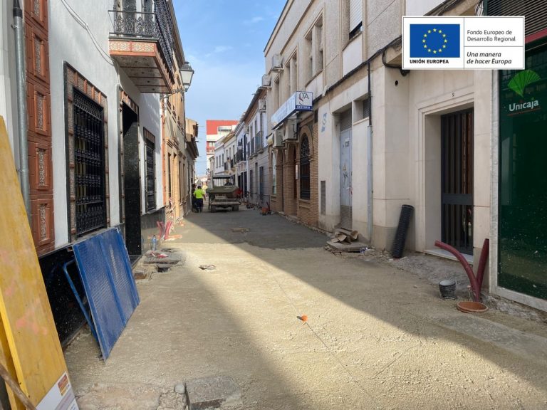 Avanzan a buen ritmo las obras de reforma integral de las calles Hospital y San Julián