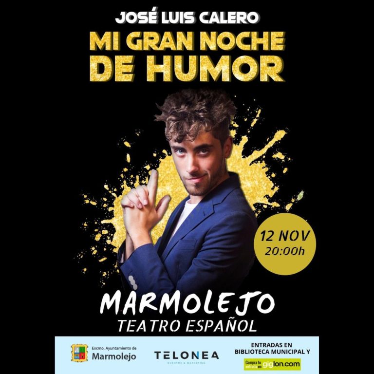 José Luis Calero hará reír a Marmolejo el próximo 12 de noviembre