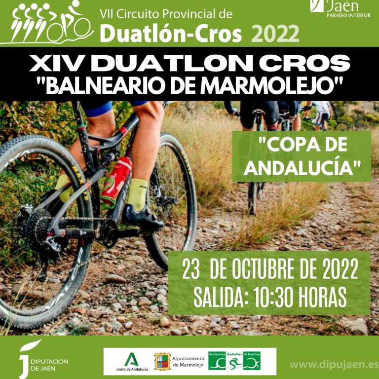 Abierto el plazo de inscripción para participar en el XIV Duatlón Cros “Balneario de Marmolejo”