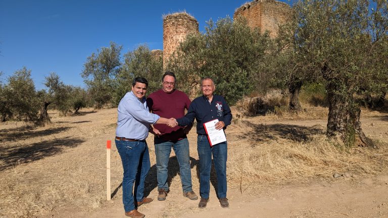 El Alcalde y el concejal de Cultura y Patrimonio realizan una visita técnica al Castillo de la Aragonesa