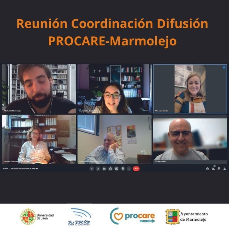 Reunión de coordinación para la difusión del programa PROCARE en Marmolejo