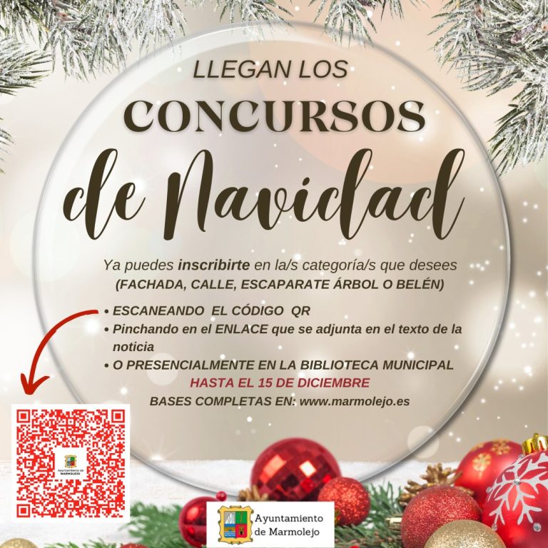 Abierto el plazo de inscripción para participar en los tradicionales concursos de Navidad 2023