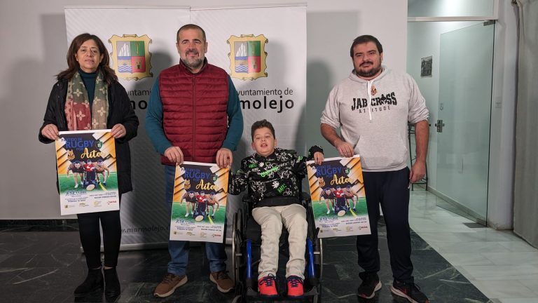 El Estadio Municipal de Deportes de Marmolejo acoge un partido de rugby a beneficio de la Asociación Pídeme la Luna