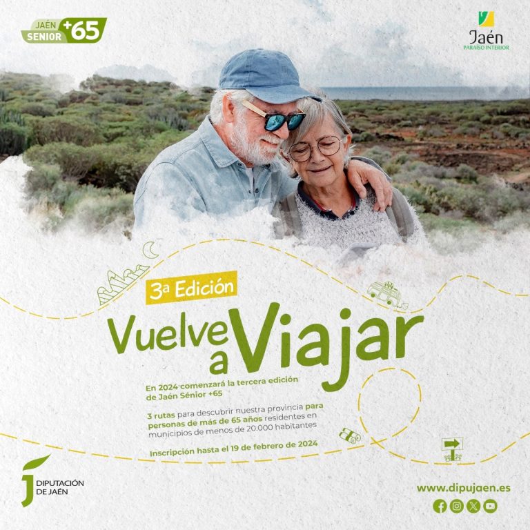 Abierto el plazo de inscripción para viajar con el programa de la Diputación de Jaén