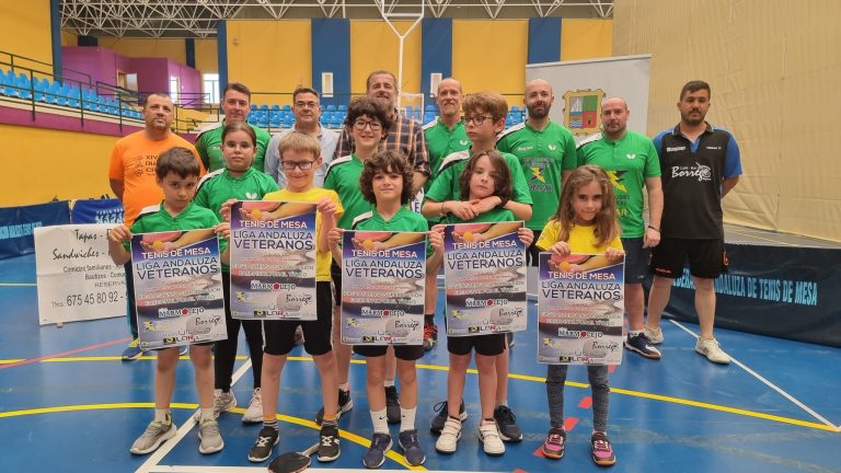 Marmolejo disfrutará del Torneo de Tenis de Mesa Liga Andaluza de Veteranos