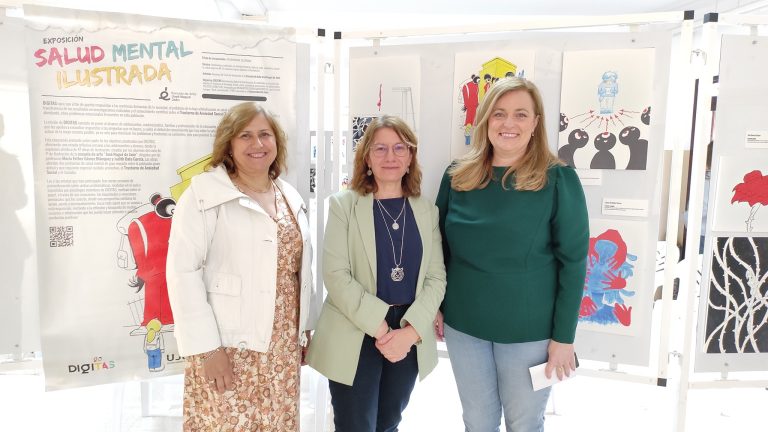 El IES Virgen de la Cabeza acoge una exposición sobre salud mental para jóvenes