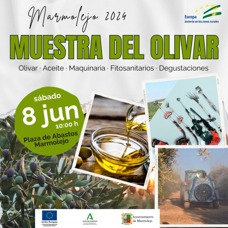 Marmolejo celebra la I Muestra del olivar el próximo 8 de junio