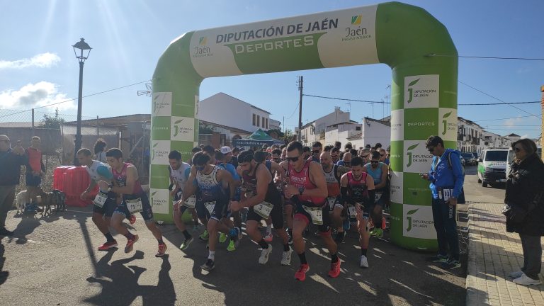 El Duatlón Cros “Balneario de Marmolejo” sortea la lluvia en un domingo espléndido