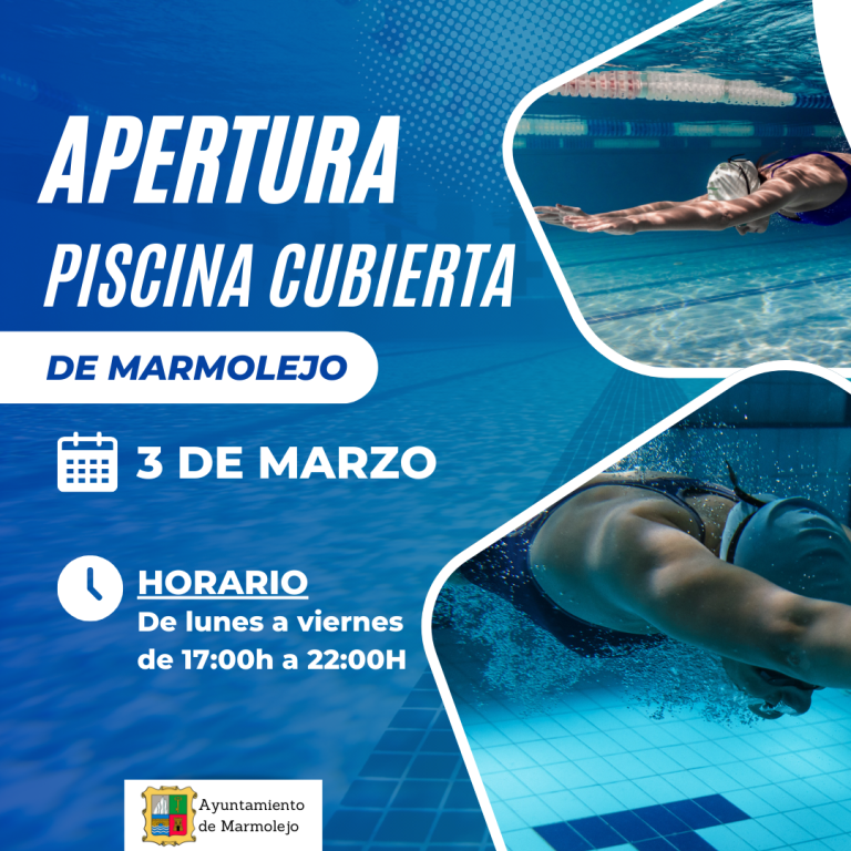 La Piscina Cubierta de Marmolejo reabre sus puertas