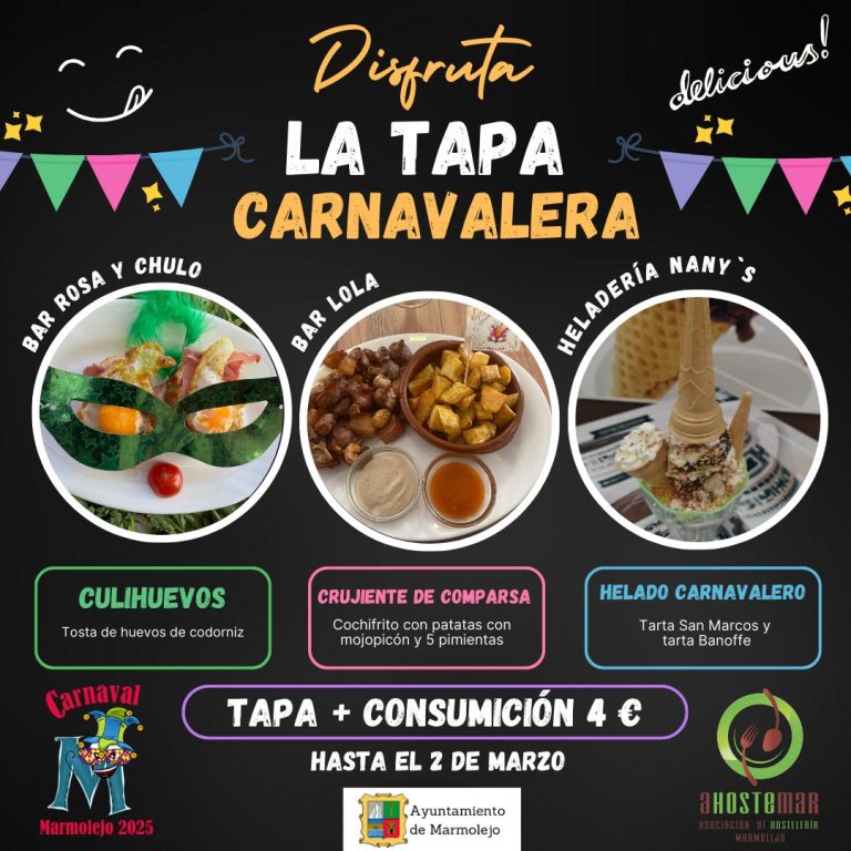 Disfruta de la Tapa Carnavalera en Marmolejo