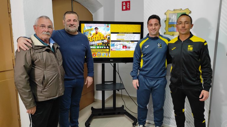 Presentada la Concentración de Liga de Fútbol Veteranos +35 que se celebrará en Marmolejo el próximo domingo
