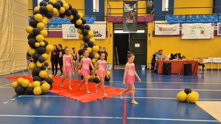 Marmolejo se llena de ritmo con el IV Torneo de Gimnasia Rítmica