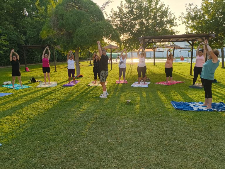 Clausura de los talleres de verano al aire libre en Marmolejo