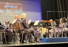 La Banda de Música Ntra. Sra. de la Paz llena de emoción el Teatro Español con su Concierto de Cuaresma